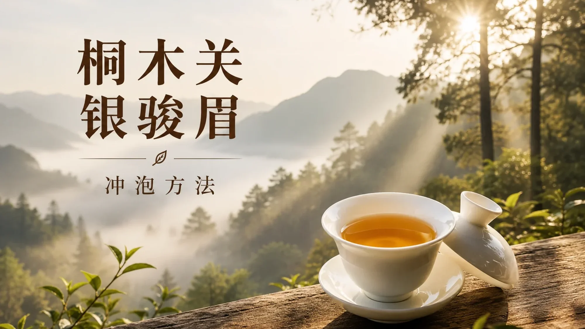 桐木关银骏眉冲泡方法